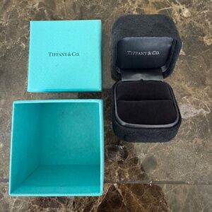 Authentic Tiffany Jewelry ring box and gift box